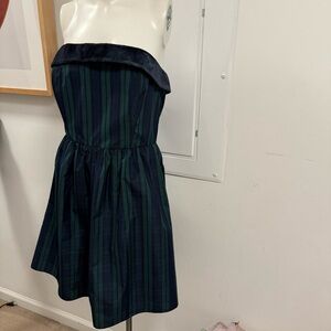 Vineyard Vines Blackwatch strapless dress Strapless Dress